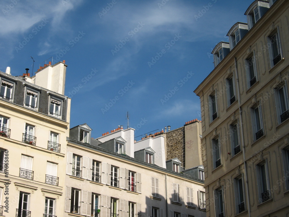 Fototapeta premium Immeubles de Paris