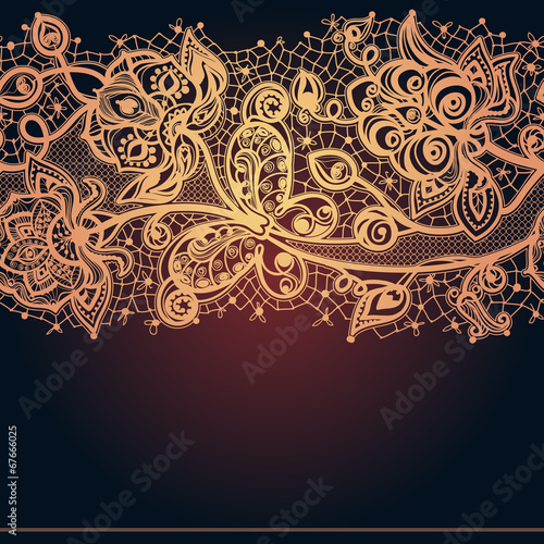 Vintage card on grunge background.