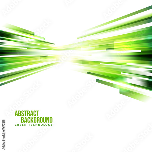 Abstract green background with centrifugal design