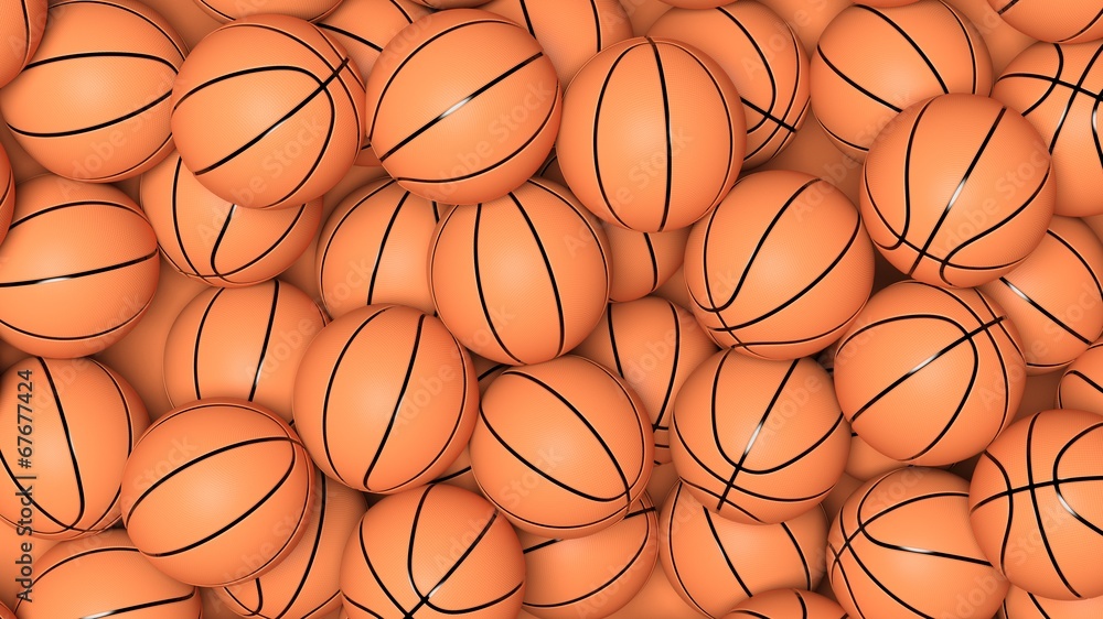 Many basketball balls in pile background Many basketball balls in pile background