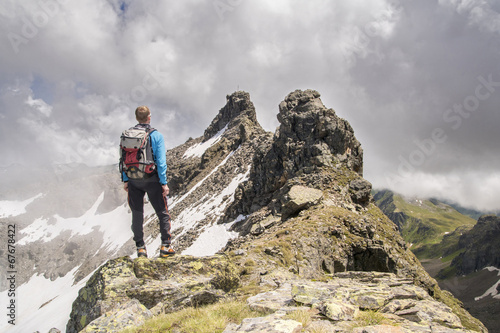 Bergsteiger in den Alpen © Netzer Johannes