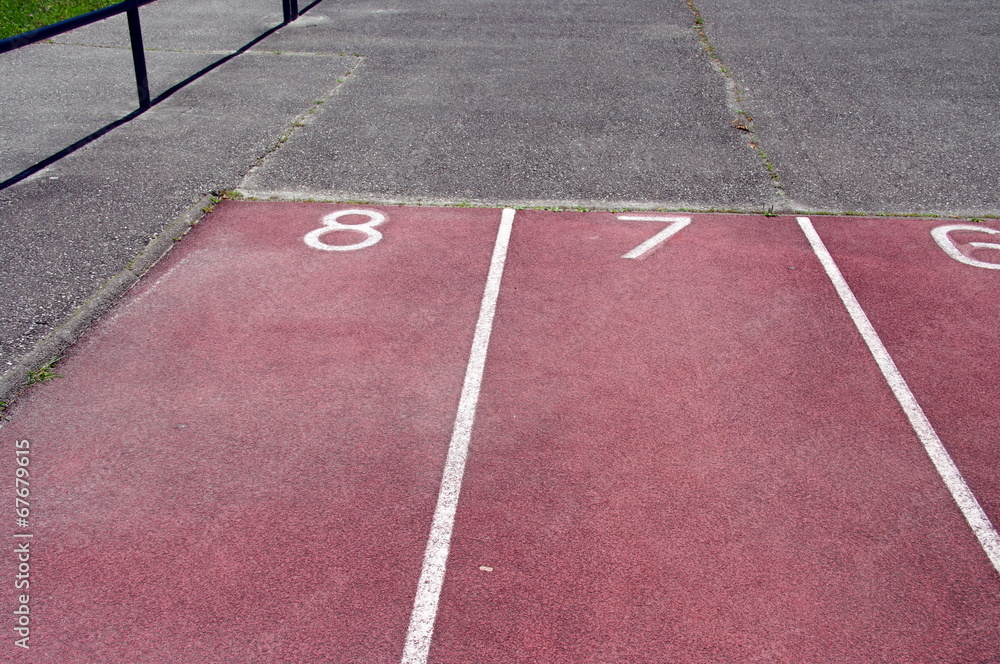 Fototapeta premium couloirs d'athlétisme