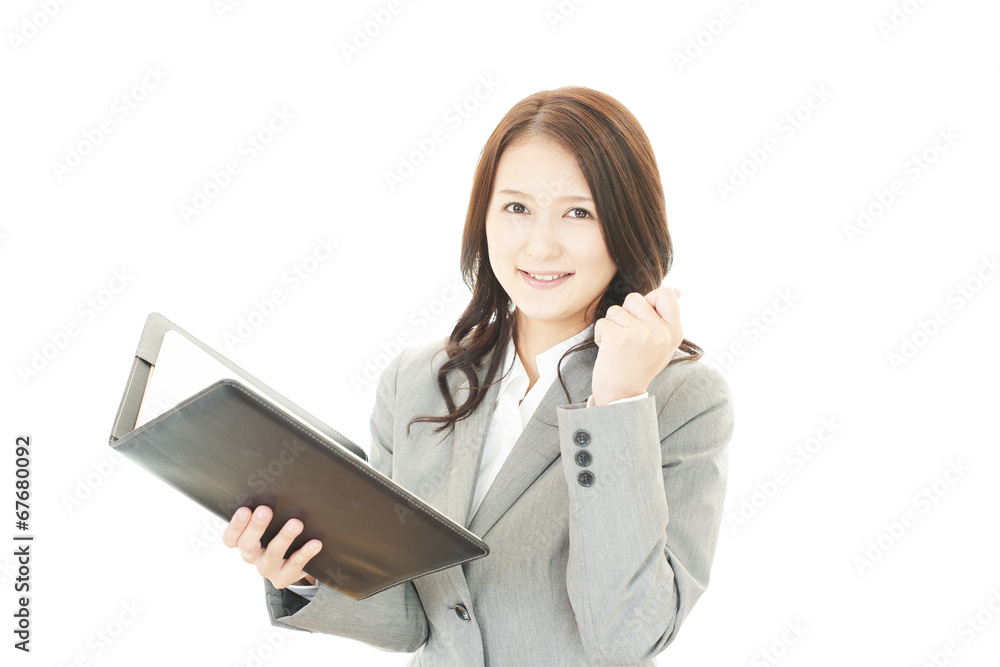 笑顔のOL 笑顔のOL