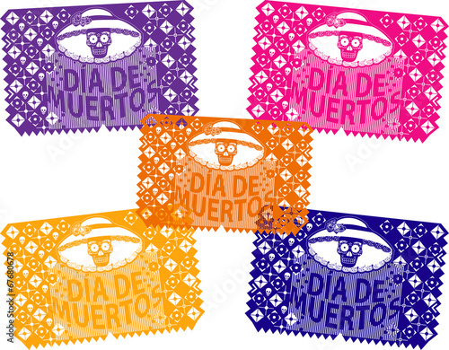 Papel Picado Día de Muertos