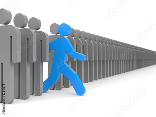 Different people. Run to new opportunities