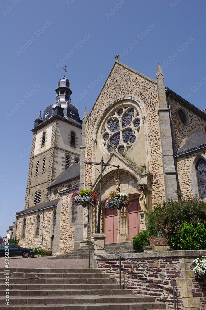 L'église St Pierre à Mauron
