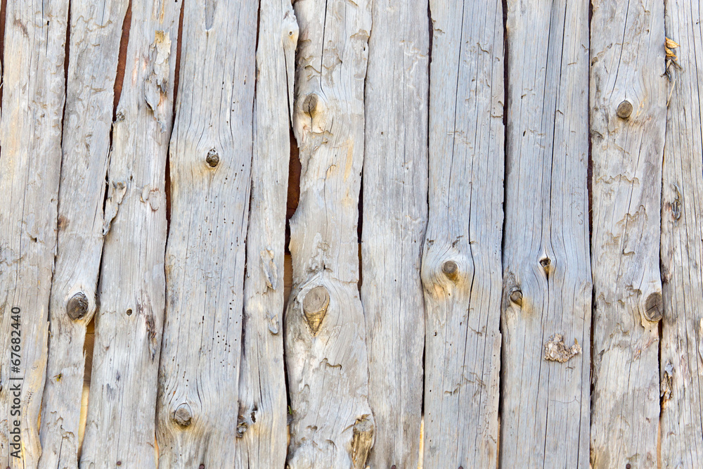 Fototapeta premium wooden wall background with log