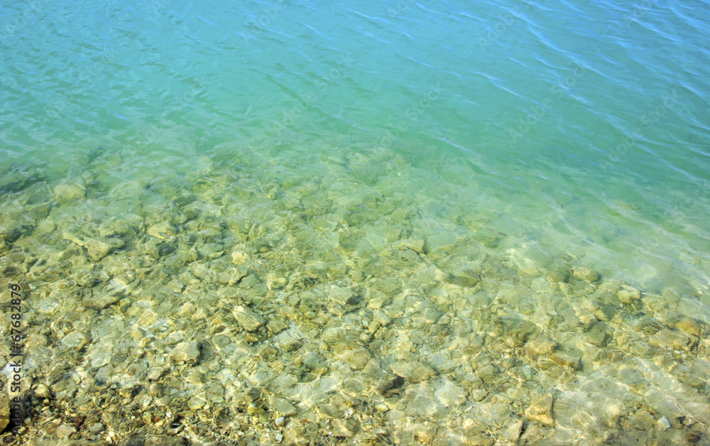 Naklejka premium Transparent water as abstract background