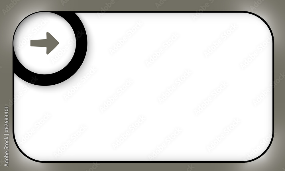 black frame for entering text with arrow black frame for entering text with arrow