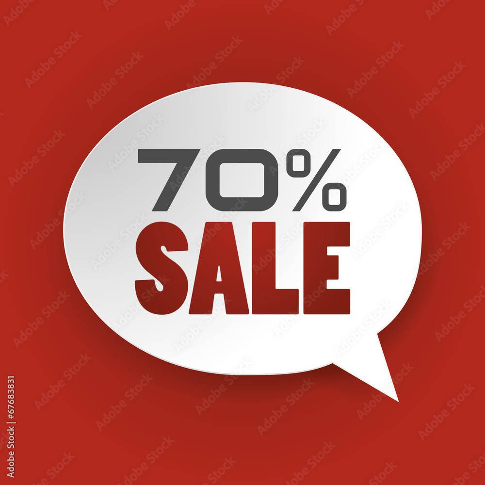 Sale 70%, Special offer, Price Discount (vector Art) Sale 70%, Special offer, Price Discount (vector Art)