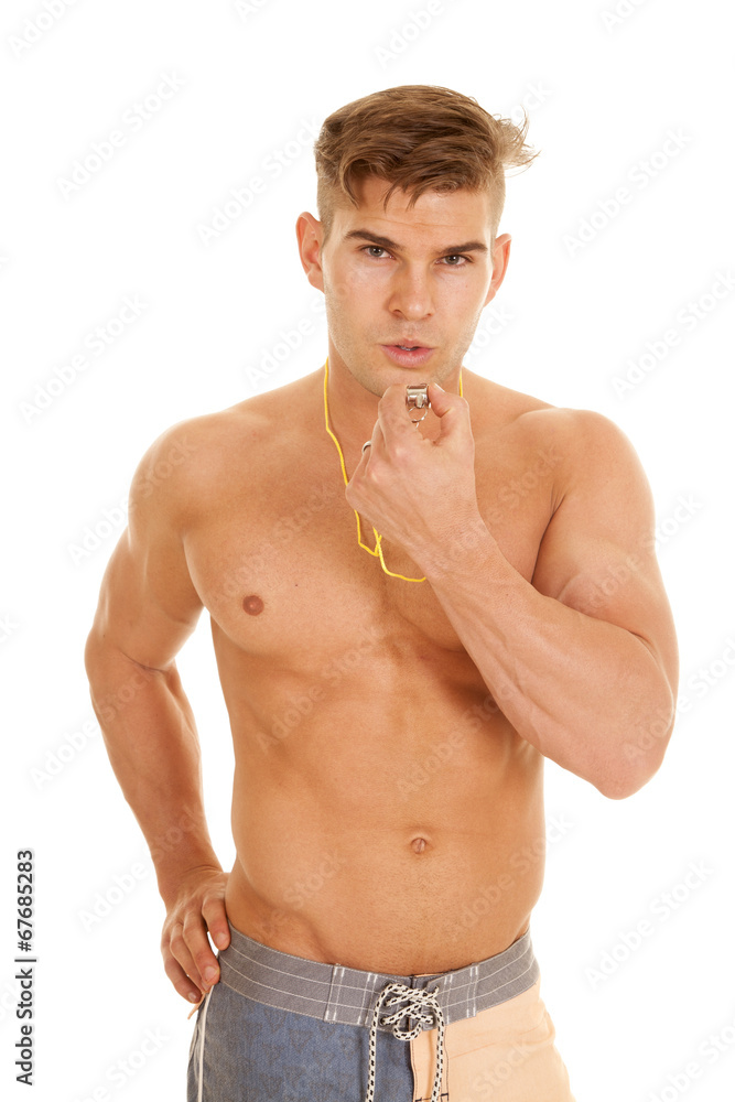 man square shorts ready to blow whistle man square shorts ready to blow whistle