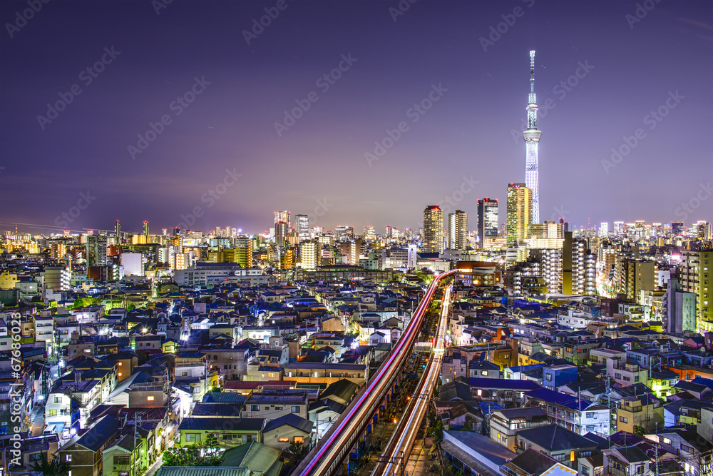 Obraz premium Tokio Japonia w Sumida