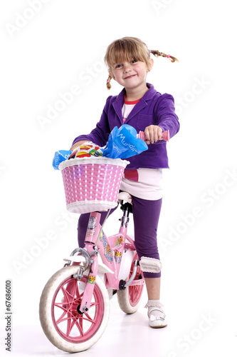 bambina bici