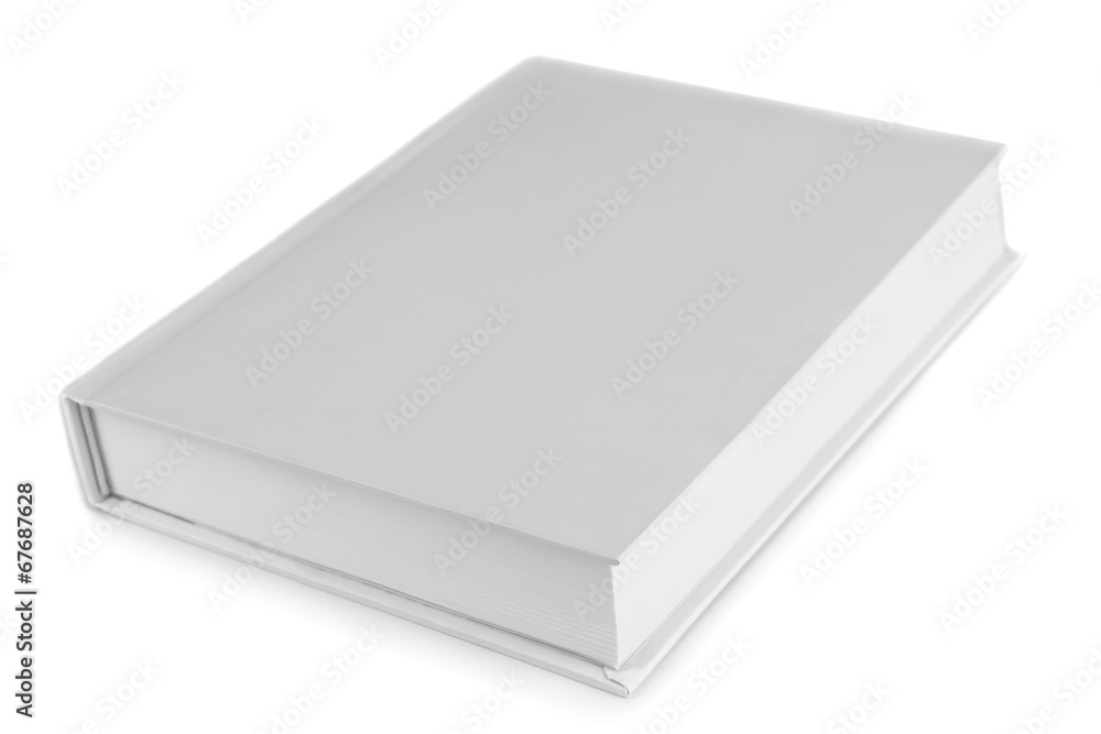 Blank book isolated on white Blank book isolated on white