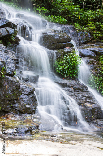 Mon Tha Than Waterfall In Doi Suthep - Pui National Park  Chiang