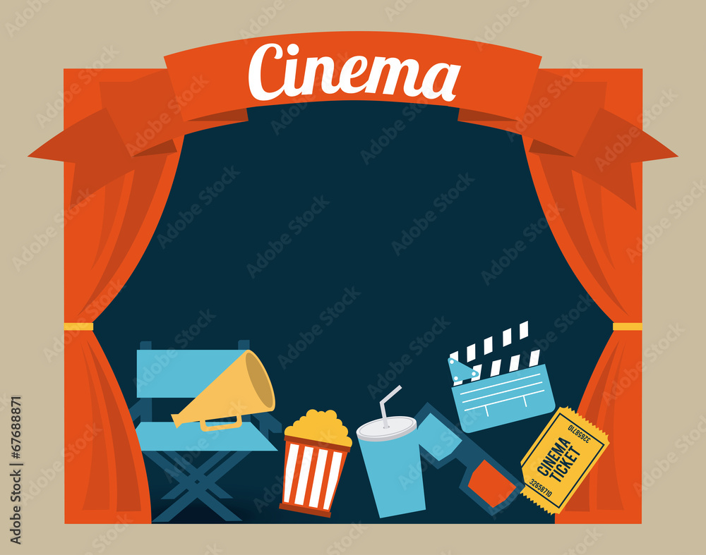 Fototapeta premium cinema design