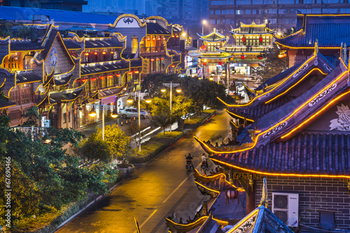 Chengdu, China at Qintai Street photo