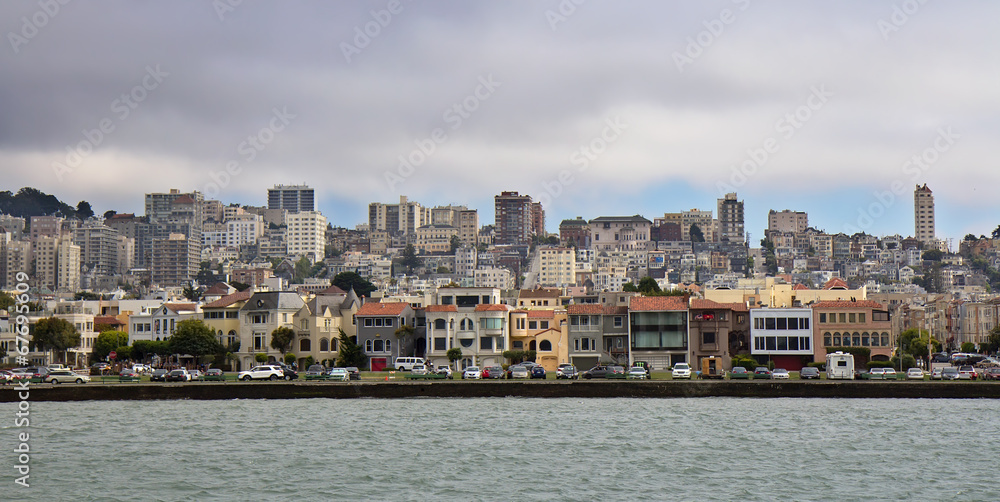 San Francisco city view from the Bay