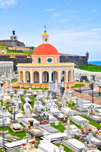Santa Maria Magdalena cemetery, old San Juan (Puerto Rico) photo