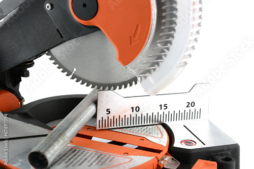 Mitre Saw and iron rods