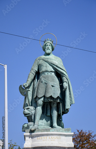 Monumento al Millennio, statua di Ladislao I , Budapest. photo