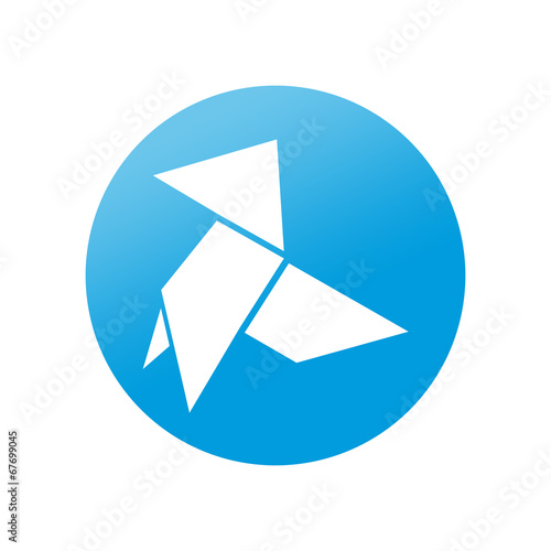 Free Download Etiqueta redonda pajarita de papel - GFXLoad