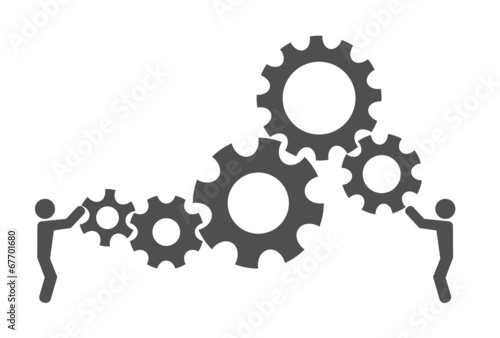 gear cog person