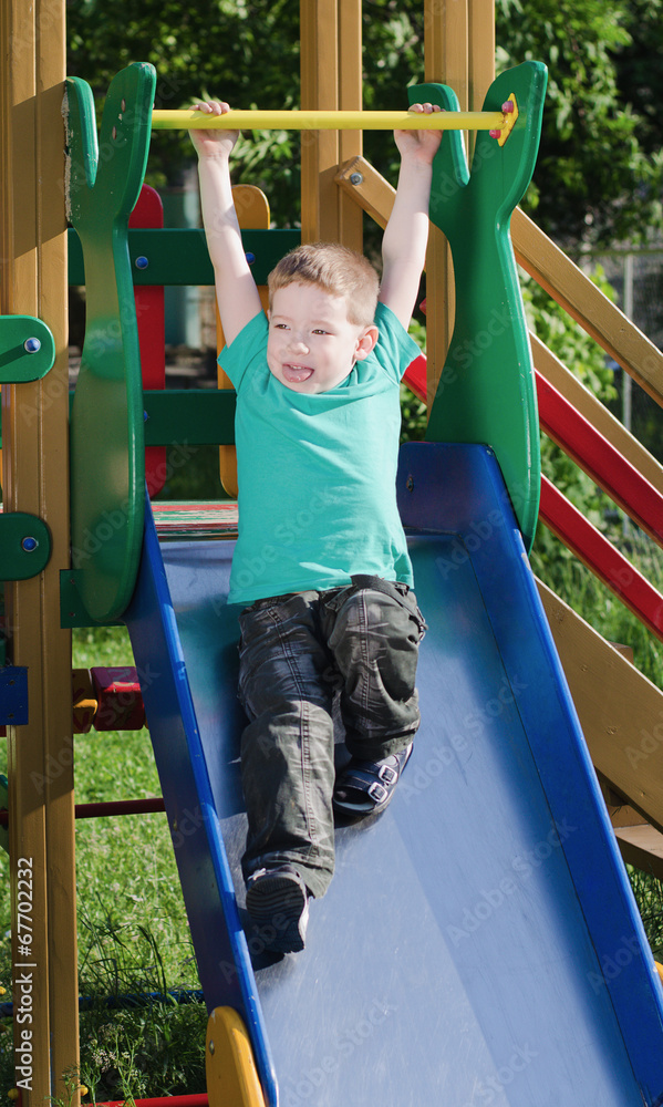 Fototapeta premium The cheerful child