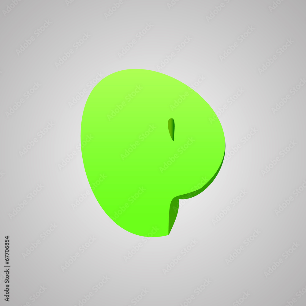 Letter P. Vector comic style font. EPS10 Letter P. Vector comic style font. EPS10