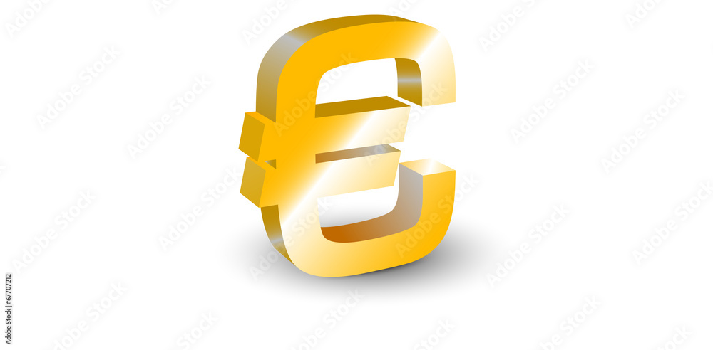 Obraz premium simbolo euro