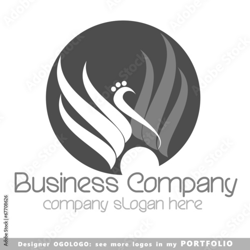 logo, animals, birds, illustrations, swan, vector, jeweller