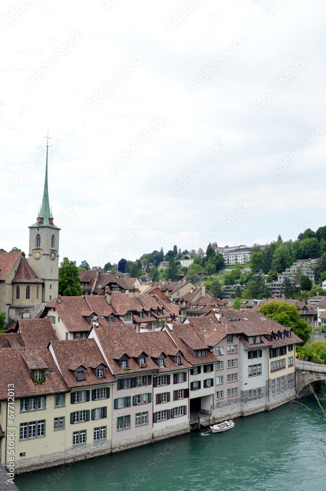 Naklejka premium Rhine river in Berne