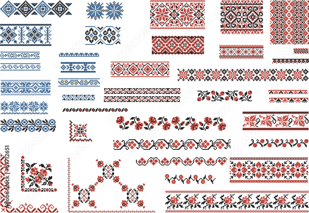 Patterns for Embroidery Stitch