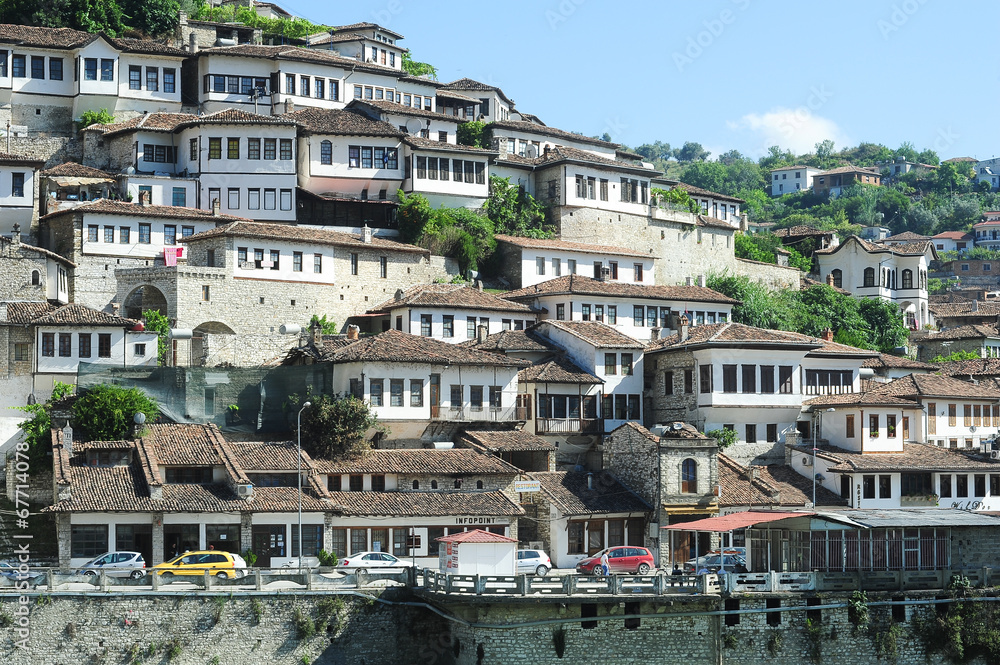 The old houses of Berat on Albania