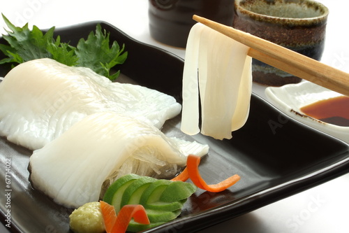 Canvastavla 烏賊　刺身