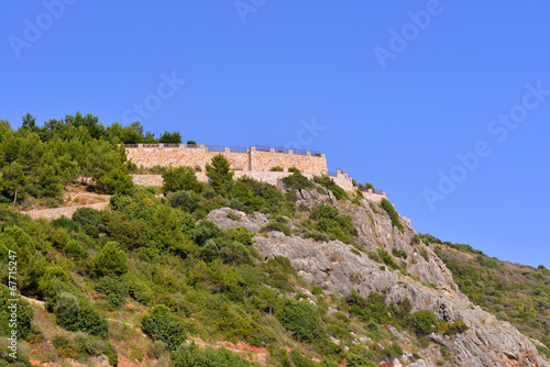 Mountain with the castle © cherezoff