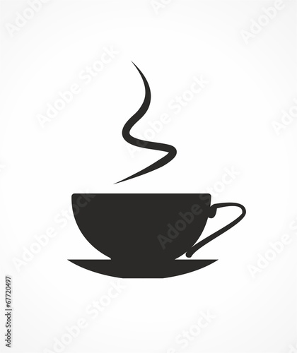 The cup of coffee