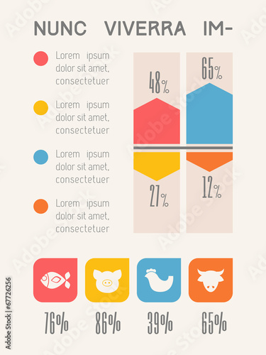 Food Infographic Element photo