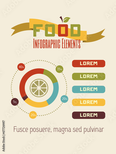 Food Infographic Element