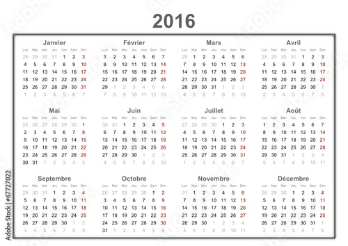french calendar