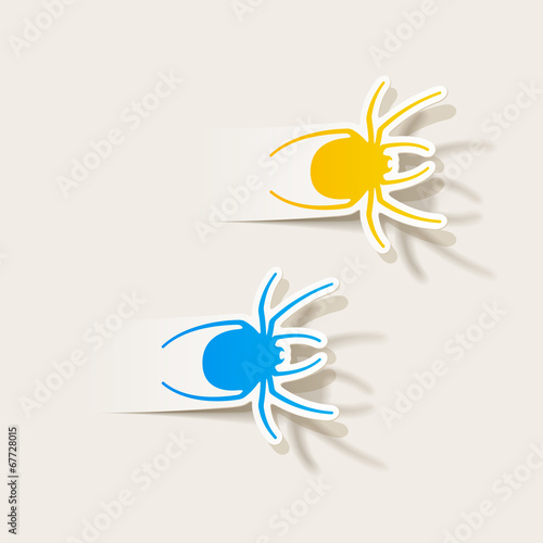 realistic design element: spider