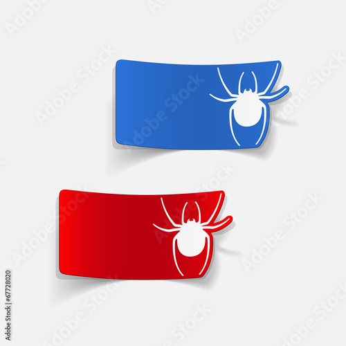 realistic design element: spider