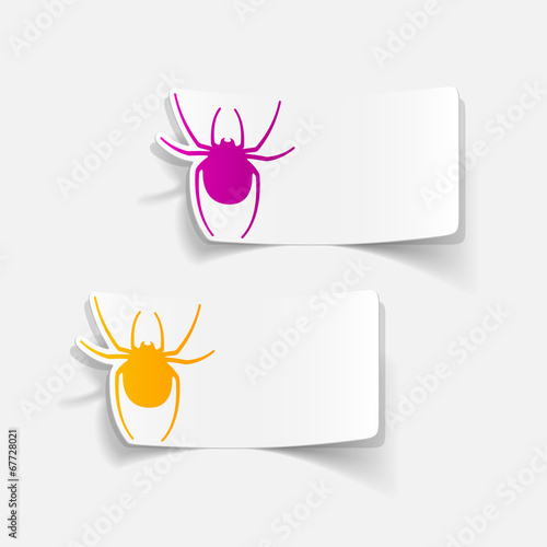 realistic design element: spider