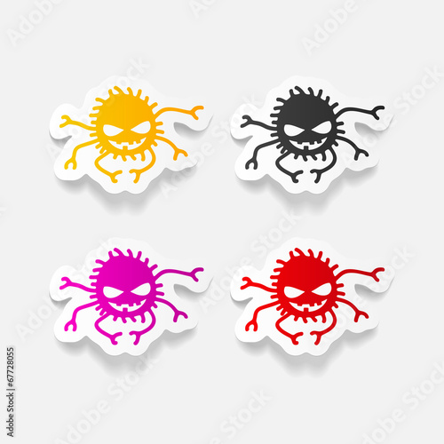 realistic design element: spider
