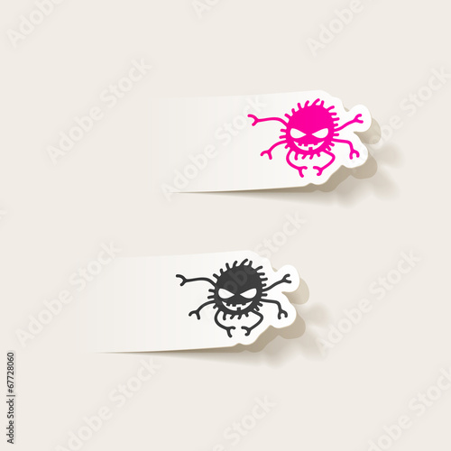 realistic design element: spider