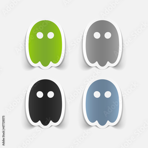 realistic design element: ghost