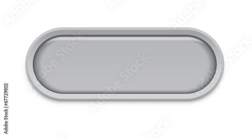 the oval glossy button