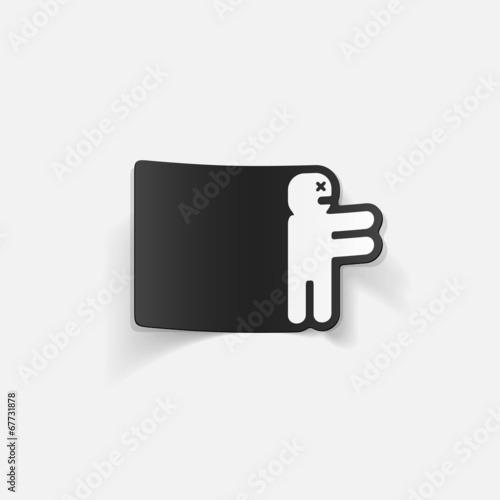 realistic design element: zombie