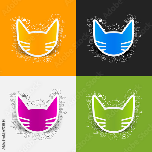 Drawing medical formulas: cat