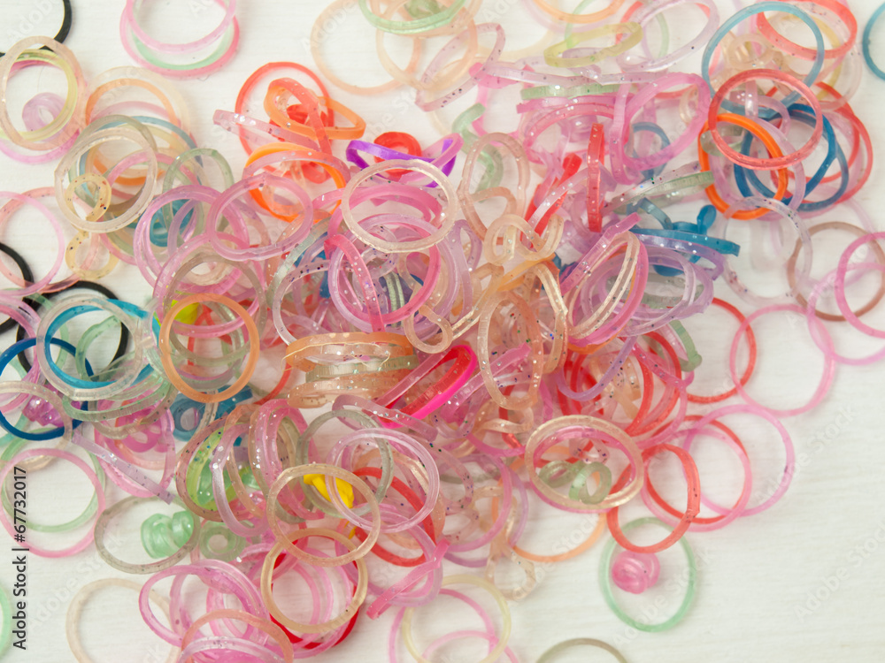colorful loom bands